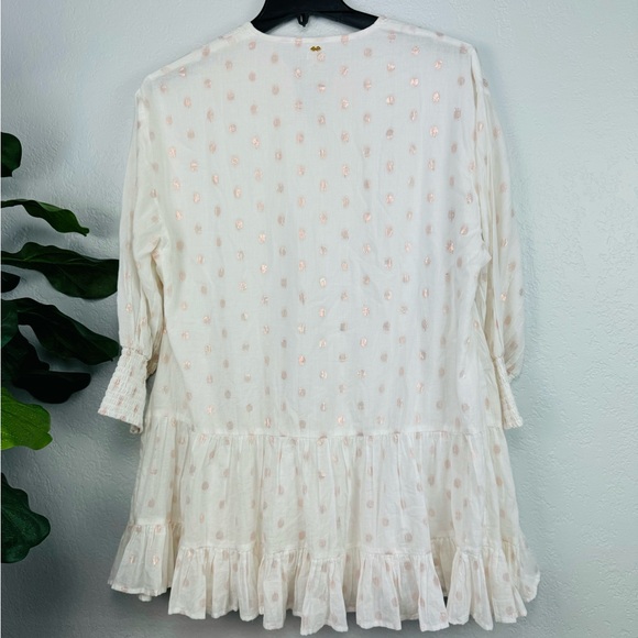 PQ Swim Water Lily Brooke Tunic Cover Up Polka Dot Dress Size M/L - Picture 4 of 11